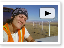 Tradeswomen Careers: Green Building. Click image to start YouTube video (includes audio)